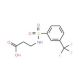 3-(3-Trifluoromethyl-benzenesulfonylamino)-propionic acid - chemical structure image