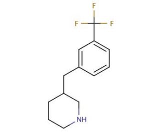 3-(3-Trifluoromethyl-benzyl)-piperidine (CAS 625454-25-3) - chemical structure image