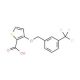 3-{[3-(Trifluoromethyl)benzyl]oxy}-2-thiophenecarboxylic acid (CAS 339009-59-5) - chemical structure image