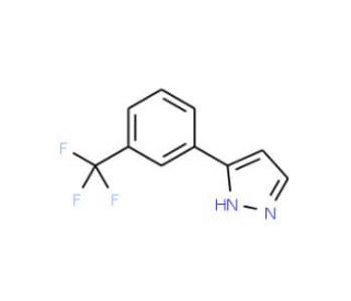 3-[3-(Trifluoromethyl)phenyl]-1H-pyrazole - chemical structure image