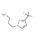 3-(3-Trifluoromethyl-pyrazol-1-yl)-propylamine (CAS 1006455-31-7) - chemical structure image