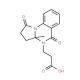 3-(3a-methyl-1,5-dioxo-1,2,3,3a-tetrahydropyrrolo[1,2-a]quinazolin-4(5H)-yl)propanoic acid - chemical structure image