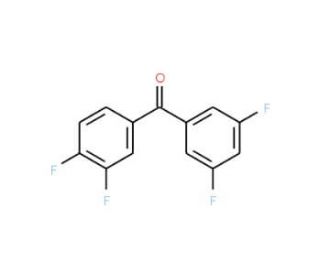 3,3&prime;,4,5&prime;-Tetrafluorobenzophenone (CAS 844885-15-0) - chemical structure image