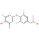 3,3′,5,5′-Tetraiodothyroacetic acid (CAS 67-30-1) - chemical structure image