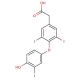 3,3′,5-Triiodothyroacetic acid (CAS 51-24-1) - chemical structure image