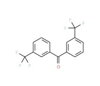3,3&prime;-Bis(trifluoromethyl)benzophenone (CAS 1868-00-4) - chemical structure image