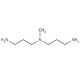 3,3'-Diamino-N-methyldipropylamine 的分子结构, CAS编号: 105-83-9 3,3′-Diamino-N-methyldipropylamine (CAS 105-83-9) - chemical structure image