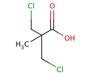 3,3&prime;-Dichloropivalic acid (CAS 67329-11-7) - chemical structure image