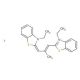 3,3′-Diethyl-9-methylthiacarbocyanine iodide (CAS 3065-79-0) - chemical structure image