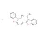 3,3′-Diethyloxacarbocyanine iodide (CAS 905-96-4) - chemical structure image