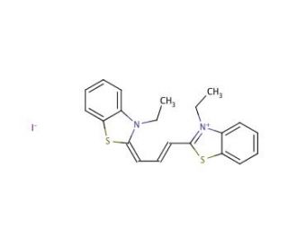 3,3&prime;-Diethylthiacarbocyanine iodide (CAS 905-97-5) - chemical structure image 