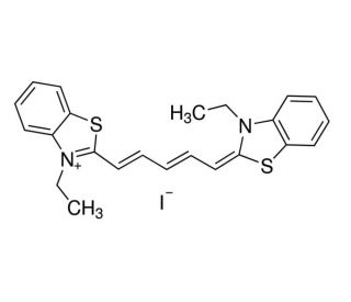 3,3&prime;-Diethylthiadicarbocyanine iodide (CAS 514-73-8) - chemical structure image
