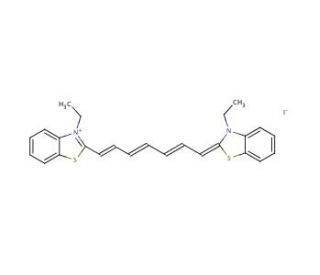 3,3&prime;-Diethylthiatricarbocyanine iodide (CAS 3071-70-3) - chemical structure image