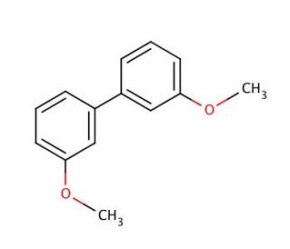 3,3&prime;-Dimethoxybiphenyl (CAS 6161-50-8) - chemical structure image