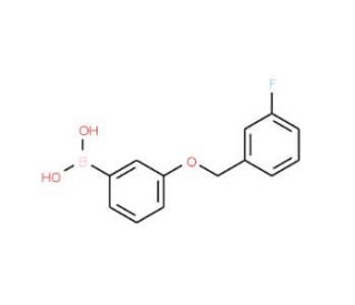 3-(3&prime;-Fluorobenzyloxy)phenylboronic acid (CAS 1072951-62-2) - chemical structure image