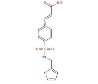 3-{4-[(Furan-2-ylmethyl)-sulfamoyl]-phenyl}-acrylic acid - chemical structure image
