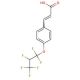 3-[4-(1,1,2,3,3,3-Hexafluoro-propoxy)-phenyl]-acrylic acid - chemical structure image