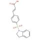 3-[4-(2,3-Dihydro-indole-1-sulfonyl)-phenyl]-acrylic acid - chemical structure image