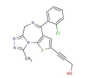 3-[4-(2-Chlorophenyl)-9-methyl-6H-thieno[3,2-f][1,2,4]triazolo[4,3-a][1,4]diazepin-2-yl]-2-propyn-1-ol (CAS 132464-59-6) - ch