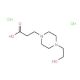 3-[4-(2-Hydroxy-ethyl)-piperazin-1-yl]-propionic acid dihydrochloride - chemical structure image