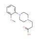 3-[4-(2-Methoxy-phenyl)-piperazin-1-yl]-propionic acid - chemical structure image