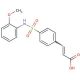 3-[4-(2-Methoxy-phenylsulfamoyl)-phenyl]-acrylic acid - chemical structure image