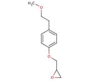 3-[4-(2-Methoxyethyl)phenoxy]-1,2-epoxypropane (CAS 56718-70-8) - chemical structure image