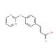 3-[4-(2-Pyrimidinyloxy)phenyl]acrylic acid - chemical structure image