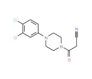 3-[4-(3,4-Dichlorophenyl)piperazin-1-yl]-3-oxopropanenitrile - chemical structure image