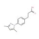 3-[4-(3,5-Dimethyl-pyrazol-1-yl)-phenyl]-propionic acid - chemical structure image
