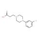 3-[4-(3-Chloro-phenyl)-piperazin-1-yl]-propionic acid - chemical structure image