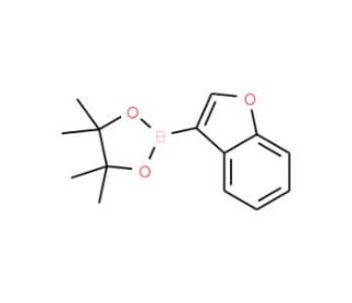 3-(4,4,5,5-Tetramethyl-1,3,2-dioxaborolan-2-yl)benzo[b]furan (CAS 796851-30-4) - chemical structure image