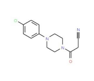 3-[4-(4-Chlorophenyl)piperazin-1-yl]-3-oxopropanenitrile - chemical structure image