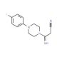 3-[4-(4-Fluorophenyl)piperazin-1-yl]-3-iminopropionitrile - chemical structure image
