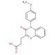 3-[4-(4-Methoxy-phenyl)-3-oxo-3,4-dihydro-quinoxalin-2-yl]-propionic acid - chemical structure image