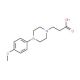 3-[4-(4-Methoxy-phenyl)-piperazin-1-yl]-propionic acid - chemical structure image
