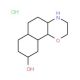 (−)-3,4,4a,5,6,10b-Hexahydro-2H-naphtho[1,2-b][1,4]oxazin-9-ol, HCl - chemical structure image