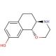 (+)-3,4,4a,5,6,10b-Hexahydro-2H-naphtho[1,2-b][1,4]oxazin-9-ol Hydrochloride (CAS 858517-21-2) - chemical structure image