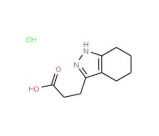 3-(4,5,6,7-Tetrahydro-2H-indazol-3-yl)-propionic acid hydrochloride - chemical structure image