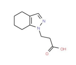3-(4,5,6,7-Tetrahydro-indazol-1-yl)-propionic acid - chemical structure image