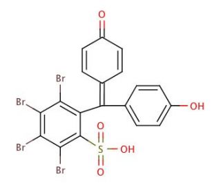3,4,5,6-Tetrabromophenolsulfonephthalein (CAS 77172-72-6) - chemical structure image