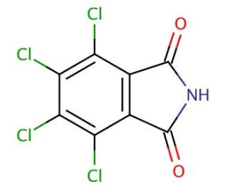 3,4,5,6-Tetrachlorophthalimide (CAS 1571-13-7) - chemical structure image