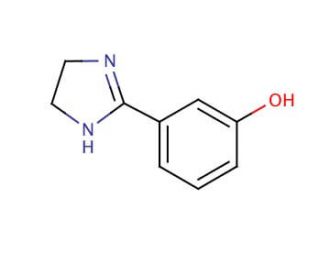 3-(4,5-Dihydro-1H-imidazol-2-yl)phenol (CAS 834884-99-0) - chemical structure image