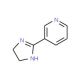 3-(4,5-dihydro-1H-imidazol-2-yl)pyridine (CAS 6302-53-0) - chemical structure image