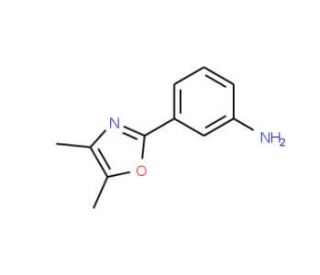 3-(4,5-Dimethyl-oxazol-2-yl)-phenylamine - chemical structure image