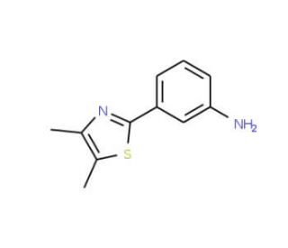 3-(4,5-Dimethyl-thiazol-2-yl)-phenylamine - chemical structure image
