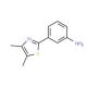 3-(4,5-Dimethyl-thiazol-2-yl)-phenylamine - chemical structure image