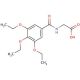 [(3,4,5-triethoxybenzoyl)amino]acetic acid - chemical structure image