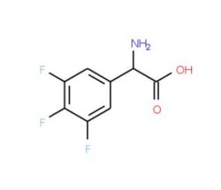 3,4,5-Trifluoro-DL-phenylglycine - chemical structure image