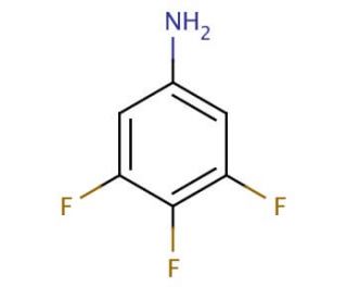 3,4,5-Trifluoroaniline (CAS 163733-96-8) - chemical structure image